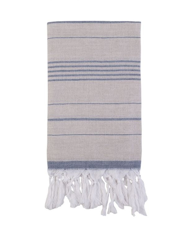 Bella Casa Kilim LUX Hammam Towel, Sauna Towel, Pestemal, Fouta, Beach Towel, Bath Towel, Cotton, Backpacker, 100 X 180 Cm (Mint